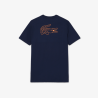 T-shirt Lacoste Sport Ultra Dry Tennis Off Court 2 en polyester recyclé Marine| DM’Sports