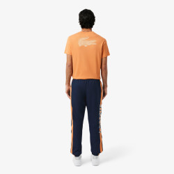 Pantalon de survêtement Lacoste Sport en taffetas diamanté Bleu marine| DM’Sports