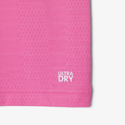T-shirt Tennis jacquard stretch Ultra Dry fushia | DMSports