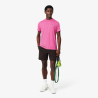 T-shirt Tennis jacquard stretch Ultra Dry fushia | DMSports