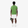 Short Lacoste Tennis en taffetas diamanté color-block blanc/fushia/billard | DM’Sports