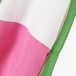Short Lacoste Tennis en taffetas diamanté color-block blanc/fushia/billard | DM’Sports