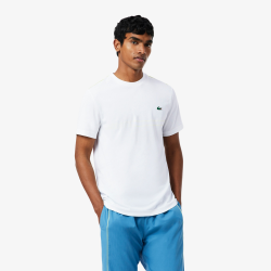 T-shirt Lacoste Sport Ultra Dry technique imprimé Blanc