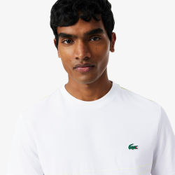 T-shirt Lacoste Sport Ultra Dry technique imprimé Blanc | DM’Sports