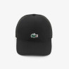 Casquette sportive légère en polyester recyclé enfant LACOSTE noire
