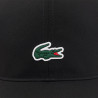 Casquette sportive légère en polyester recyclé enfant LACOSTE noire