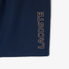 Short Lacoste Sport en taffetas diamanté déperlant Marine | DM’Sports