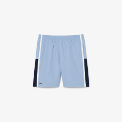 Short Lacoste Tennis en taffetas léger color-block Aphylia/Marine/Blanc | DM’Sports