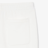 Pantalon de survêtement Lacoste en molleton coton loose fit blanc | DM’Sports