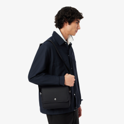 Sac bandoulière Lacoste Langon Petit Piqué Noir