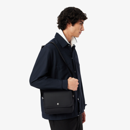 Sac bandoulière Lacoste Langon Petit Piqué Noir