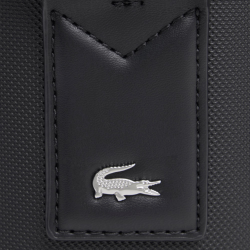 Sac bandoulière Lacoste Langon Petit Piqué Noir | DM'Sports