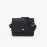Sac bandoulière Lacoste Langon Petit Piqué Noir | DM'Sports