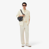 Sac bandoulière Lacoste The Blend monogramme Mix Noir Gris | DM'Sports