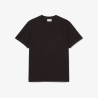 T-shirt Lacoste en coton avec logo brodé Marron| DM’Sports