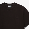 T-shirt Lacoste en coton avec logo brodé Marron| DM’Sports