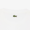 T-shirt Lacoste en coton jersey avec logo embossé Blanc| DM’Sports