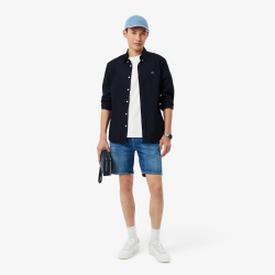 T-shirt Lacoste en coton jersey avec logo embossé Blanc| DM’Sports