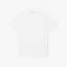 T-shirt Lacoste en coton jersey avec logo embossé Blanc| DM’Sports