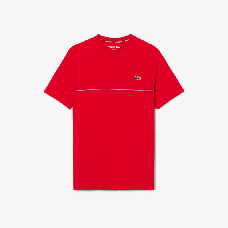 T-shirt Sport Ultra Dry imprimé crocodile Rouge
