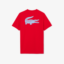 T-shirt Sport Ultra Dry imprimé crocodile Rouge| DM’Sports