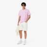 T-shirt Lacoste en coton jersey mi-épais Rose | DM’Sports