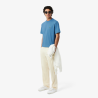 T-shirt Lacoste en coton jersey mi-épais Bleu ciel | DM’Sports