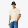 T-shirt Lacoste en coton jersey mi-épais Beige Clair