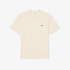 T-shirt Lacoste en coton jersey mi-épais Beige Clair | DM’Sports