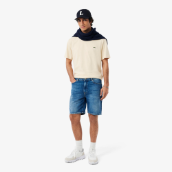 T-shirt Lacoste en coton jersey mi-épais Beige Clair | DM’Sports