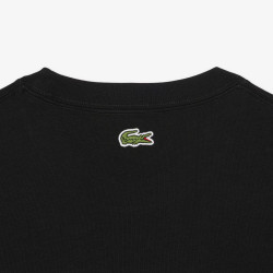 T-shirt Lacoste en coton premium col rond Noir | DM’Sports