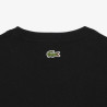 T-shirt Lacoste en coton premium col rond Noir | DM’Sports