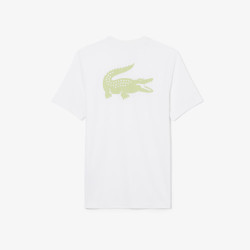 T-shirt Sport Ultra Dry imprimé crocodile Blanc | DM’Sports