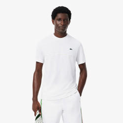 T-shirt Sport Ultra Dry imprimé crocodile Blanc