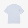 T-shirt Lacoste en coton jersey avec logo embossé Phoenix Bleu Clair| DM’Sports
