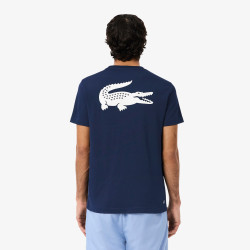 T-shirt Lacoste Sport en piqué Ultra Dry Marine | DM’Sports