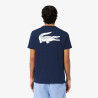T-shirt Lacoste Sport en piqué Ultra Dry Marine | DM’Sports