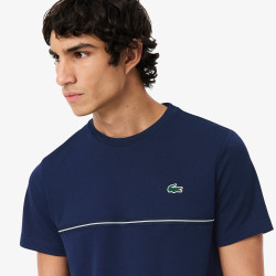 T-shirt Lacoste Sport en piqué Ultra Dry Marine | DM’Sports