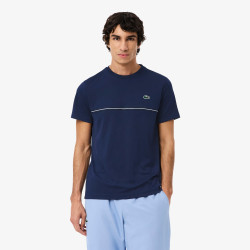 T-shirt Lacoste Sport en piqué Ultra Dry Marine