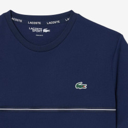 T-shirt Lacoste Sport en piqué Ultra Dry Marine | DM’Sports