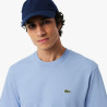 T-shirt Lacoste en coton jersey mi-épais Bleu clair| DM’Sports