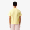 T-shirt Lacoste en coton jersey mi-épais Jaune pastel| DM’Sports