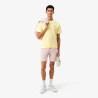 T-shirt Lacoste en coton jersey mi-épais Jaune pastel| DM’Sports