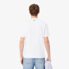 T-shirt Lacoste en coton imprimé Blanc Classic fit | DM’Sports