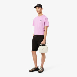 T-shirt Lacoste en coton biologique imprimé tennis Albizia | DM’Sports