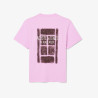 T-shirt Lacoste en coton biologique imprimé tennis Albizia | DM’Sports