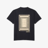 T-shirt Lacoste en coton jersey épais avec imprimé tennis au dos Noir | DM’Sports