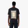 T-shirt Lacoste en coton jersey épais avec imprimé tennis au dos Noir | DM’Sports