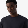 T-shirt Lacoste en coton jersey épais avec imprimé tennis au dos Noir | DM’Sports