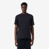 T-shirt Lacoste en coton jersey épais avec imprimé tennis au dos Noir
